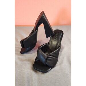 Women's Open Edit Saydee Heeled Sandals Black Women's 5.5